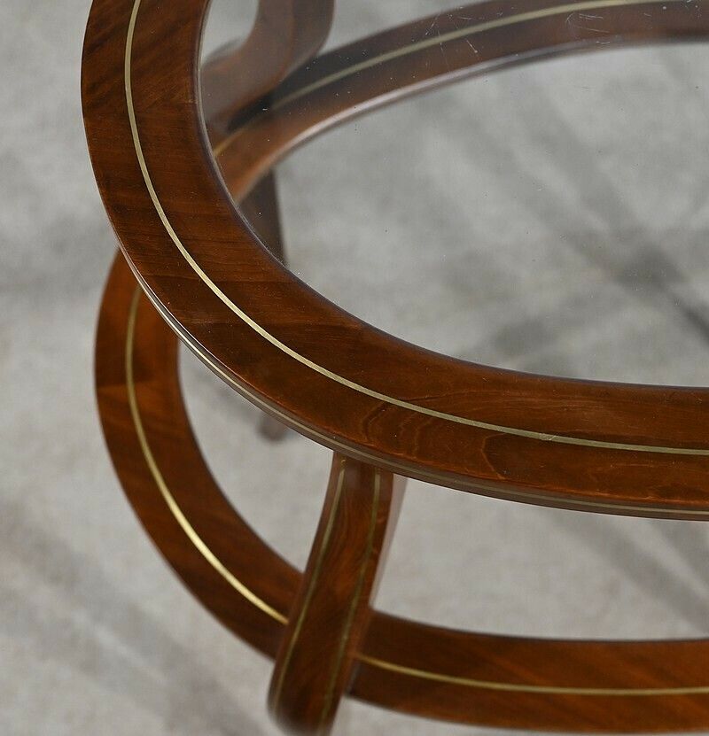 Serving Table In Solid Mahogany, Louis XV / Louis XVI Transition Style – 2nd Part 19th photo vinterior