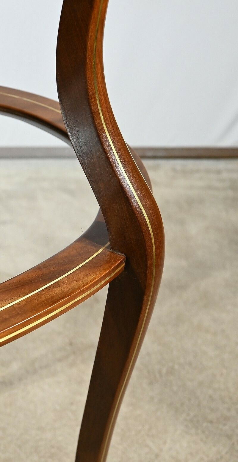 Furniture Serving Table In Solid Mahogany, Louis XV / Louis XVI Transition Style – 2nd Part 19th photo
