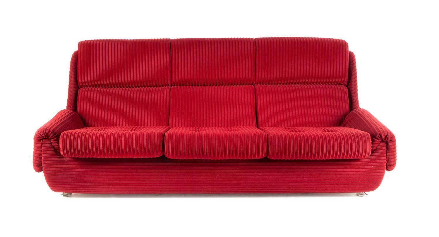 A Set Of Sofa And 2 Arm Chairs By Jitona Soběslav, 1970s photo furniture