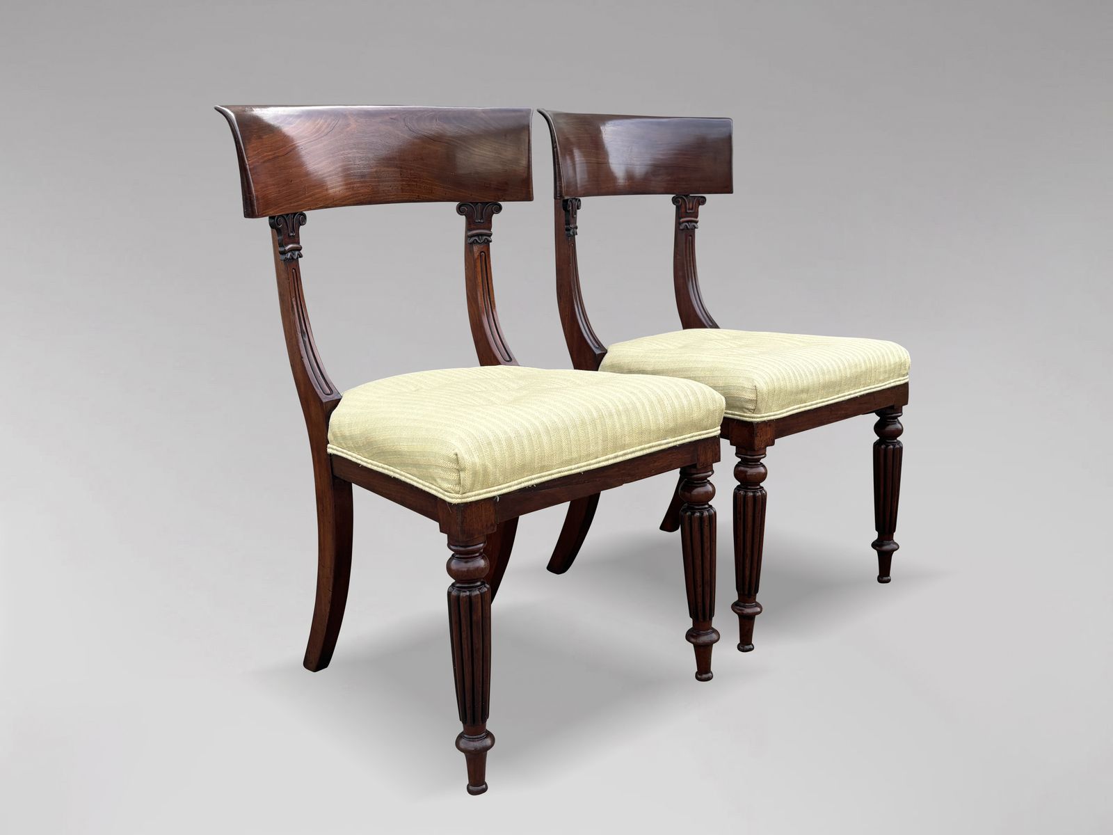 19th Century William IV Period Mahogany Side Chairs photo furniture