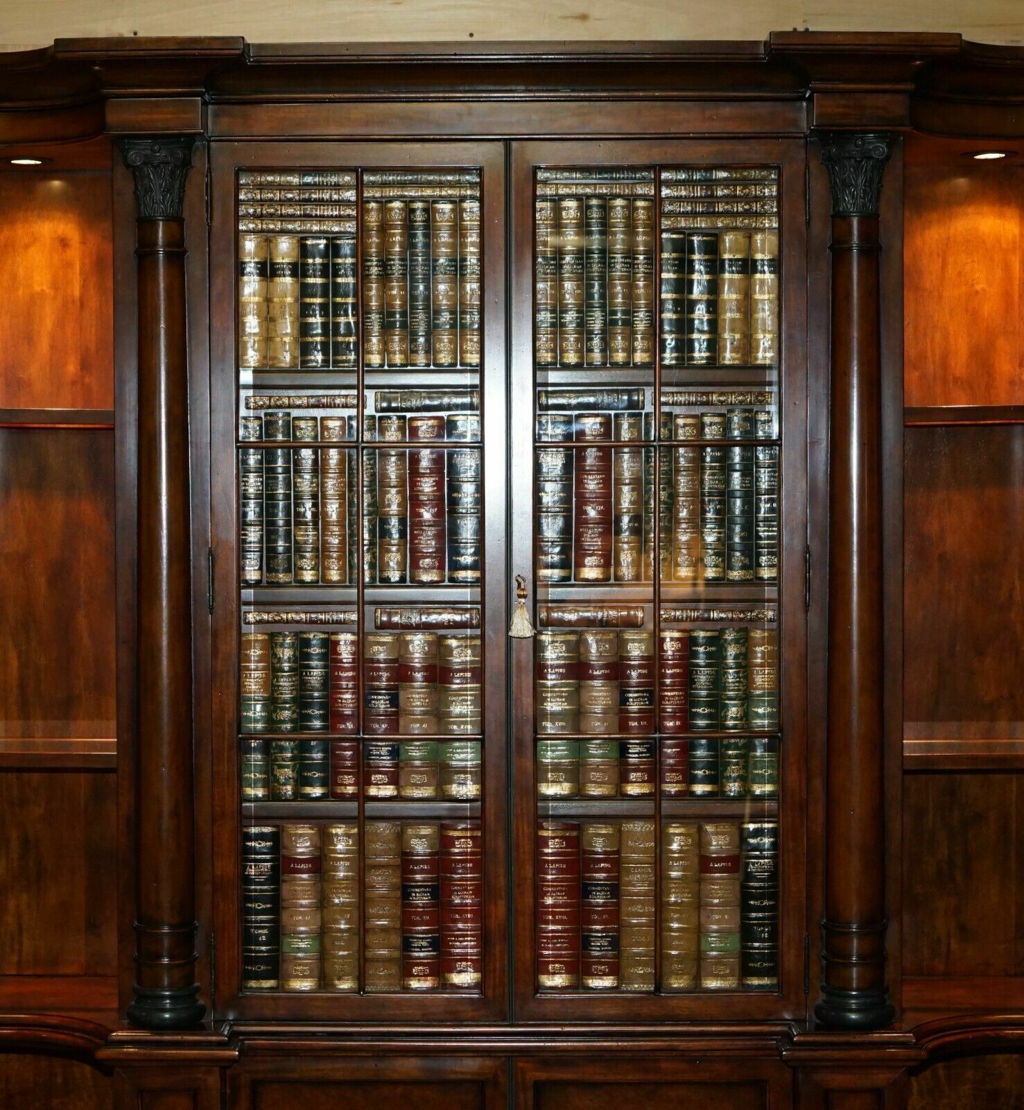 photo furniture Finetheodore Alexander Faux Book Laurel Burl Open Library Bookcase