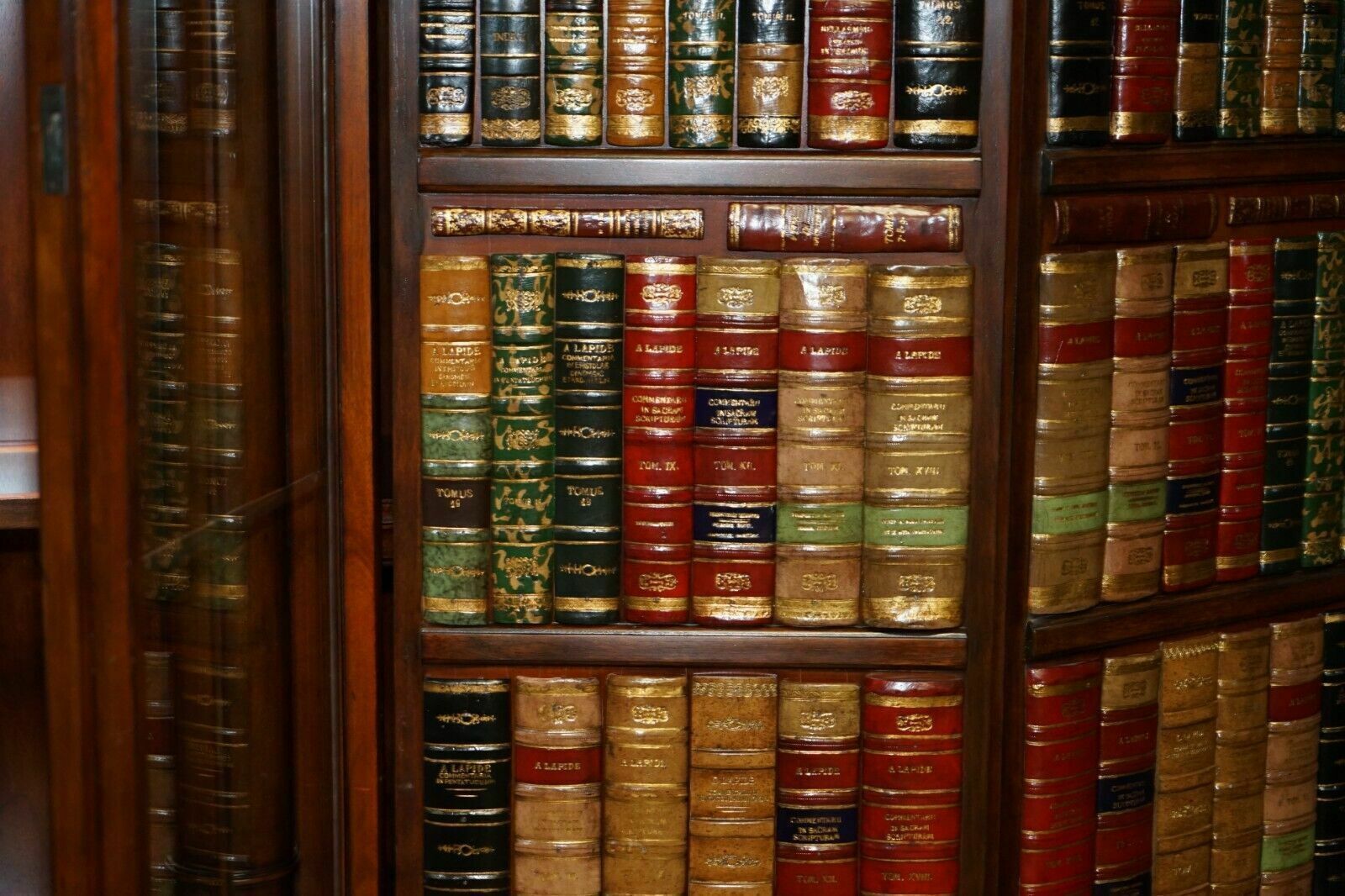 Furniture Finetheodore Alexander Faux Book Laurel Burl Open Library Bookcase photo