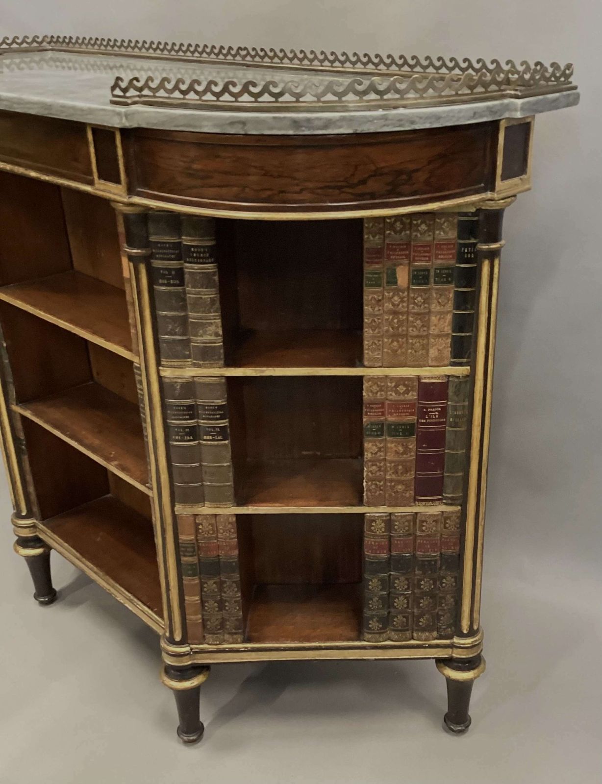 Splendid Regency Rosewood And Parcel Gilt Open Bookcase / Side Cabinet photo Furniture