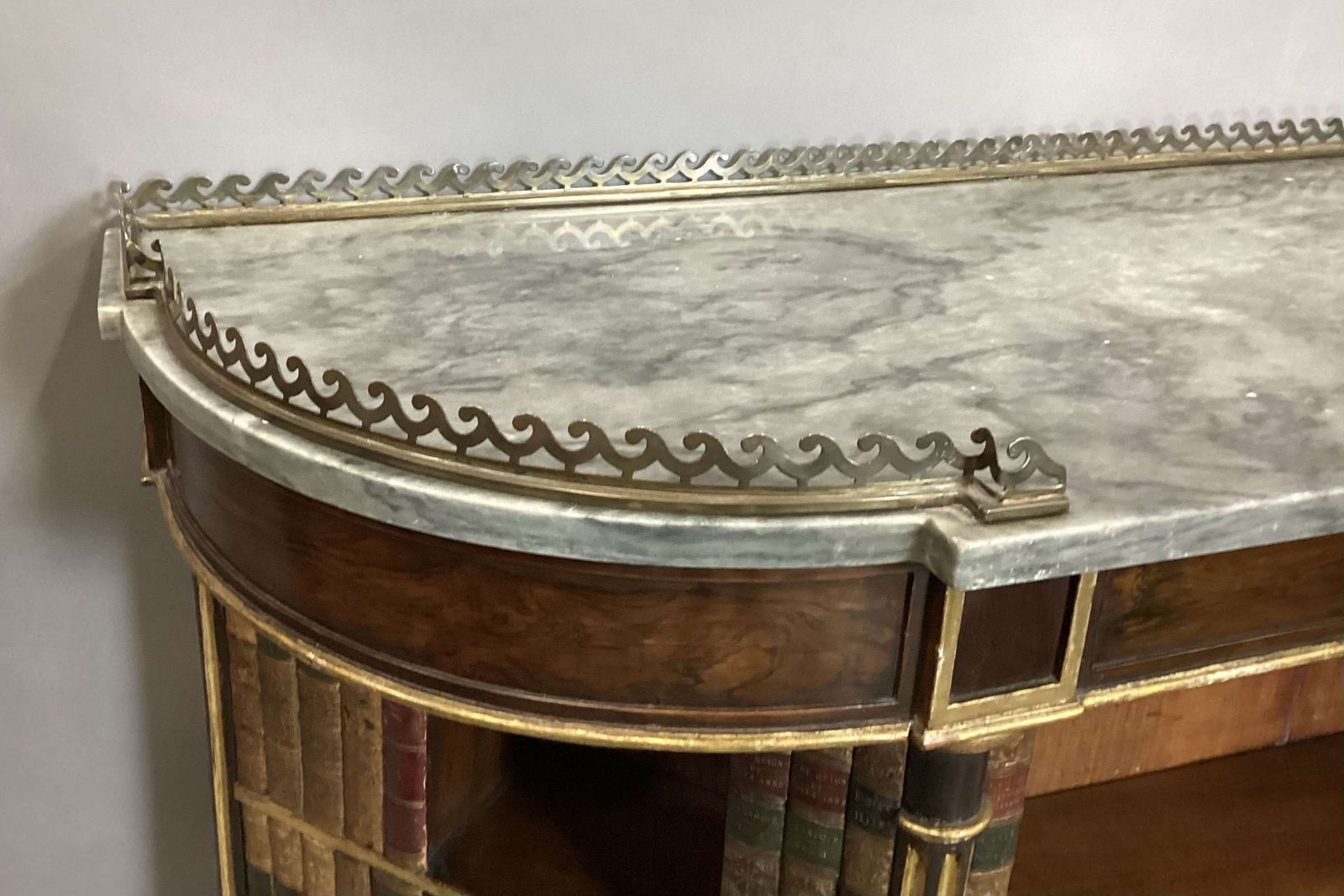 photo vinterior Splendid Regency Rosewood And Parcel Gilt Open Bookcase / Side Cabinet