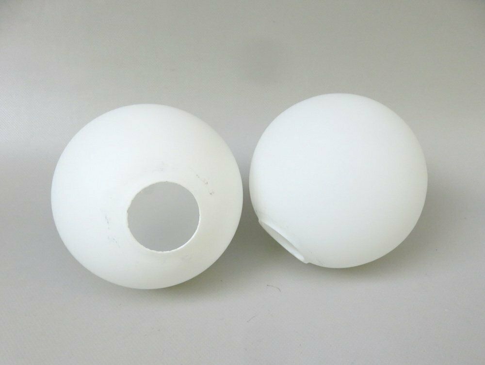 Lighting Small Space Age Table Lights In White, 1970s, Set Of 2 photo