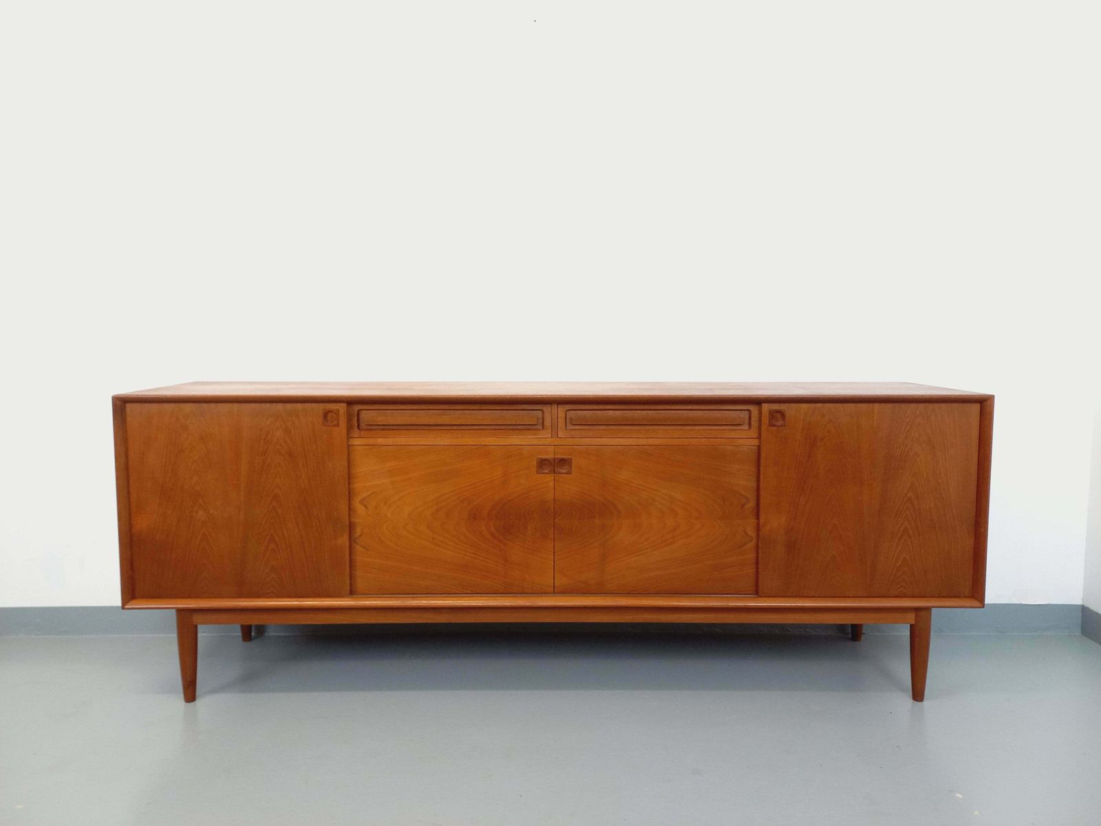 Edvard Valentinsen Sideboard For Samcom In Teak