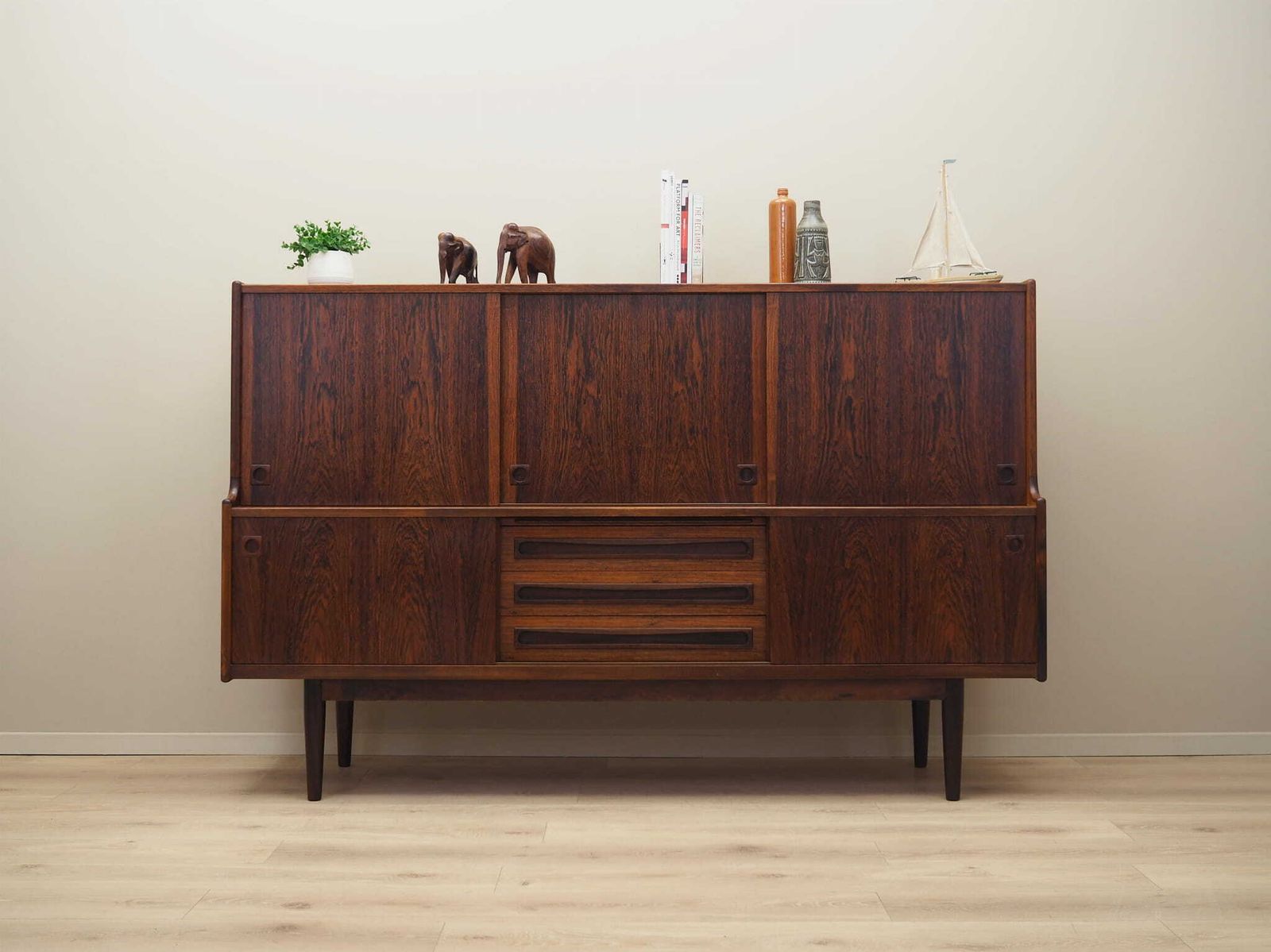 Vintage Highboard, Danish Design, 1960s, Designer: Johannes Andersen, Manufacture: Skaaning Furniture photo furniture
