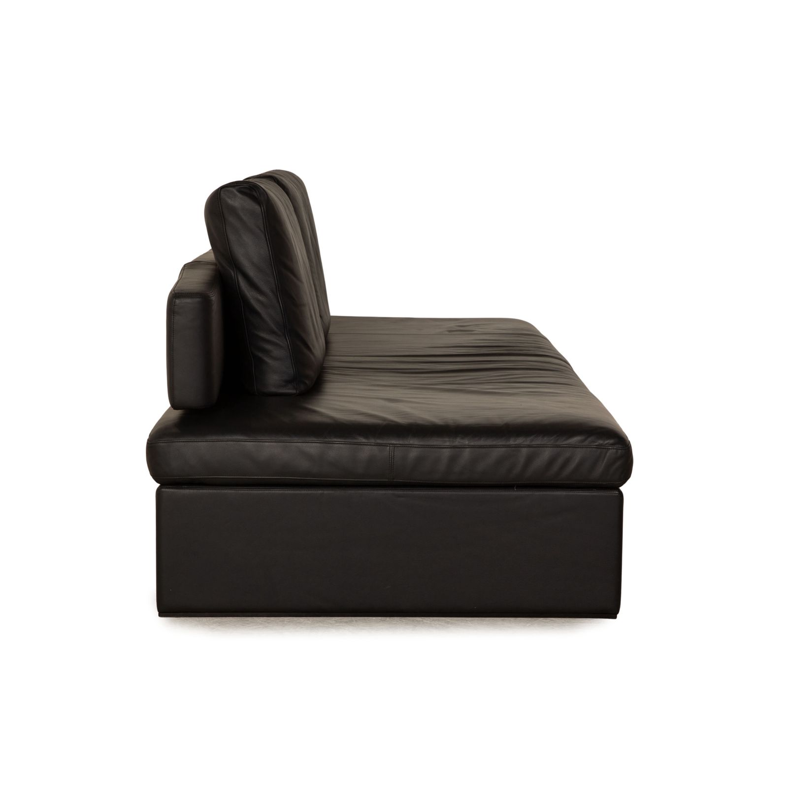 photo furniture Canapé 3 places Walter Knoll Together en cuir anthracite, fonction manuelle