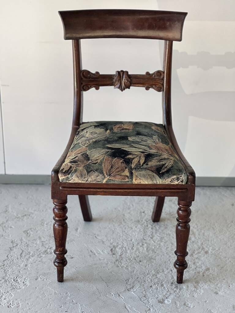 Furniture Mahogany Dining Room Set, Work In English 19th Century photo