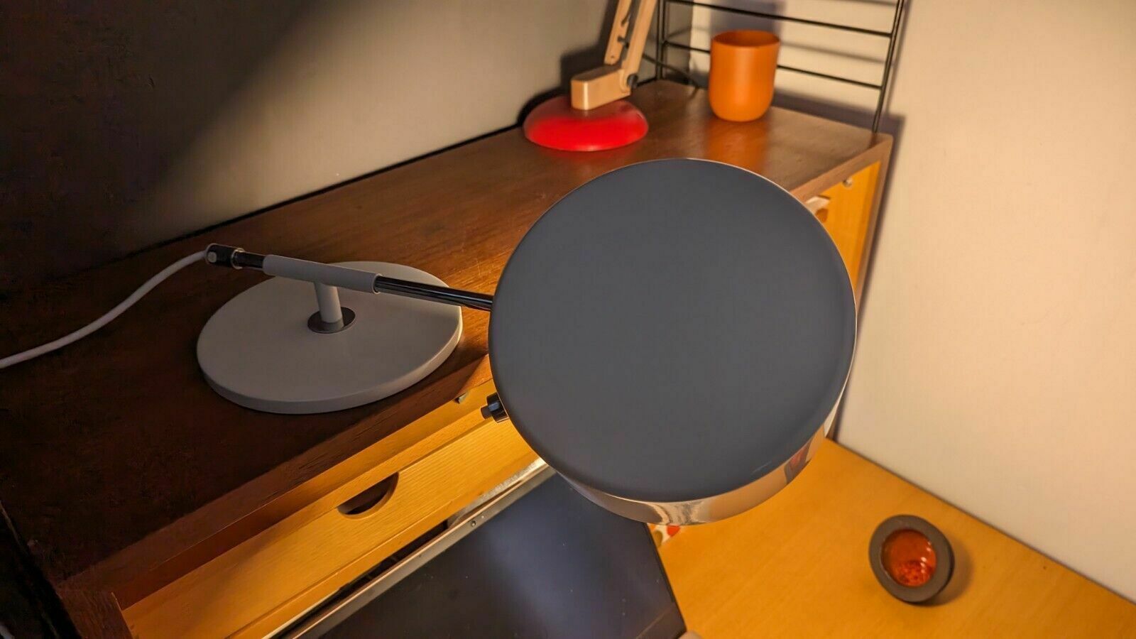 Pair 1960s Swedish Rare Table Shelf Lamp Anders Pehrson For Atelje Lyktan photo vinterior