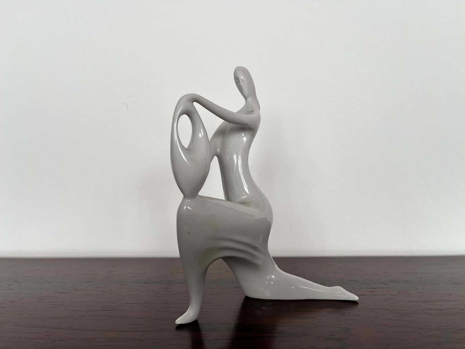 1960s Design Lady Sculpture By Jaroslav Ježek For Royal Dux   Czechoslovakia photo Art