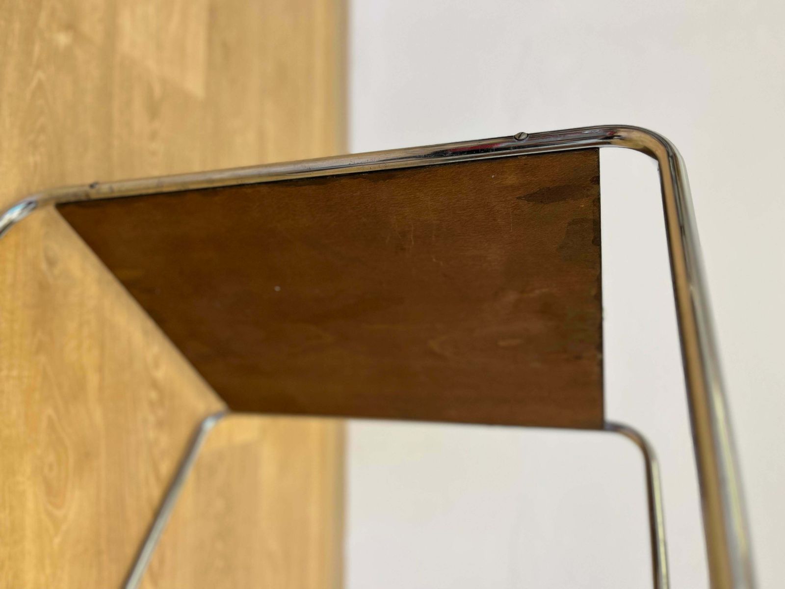 Bauhaus Chrome Nesting Or Side Table By Marcel Breuer For Mucke Melder, 1930s photo buy