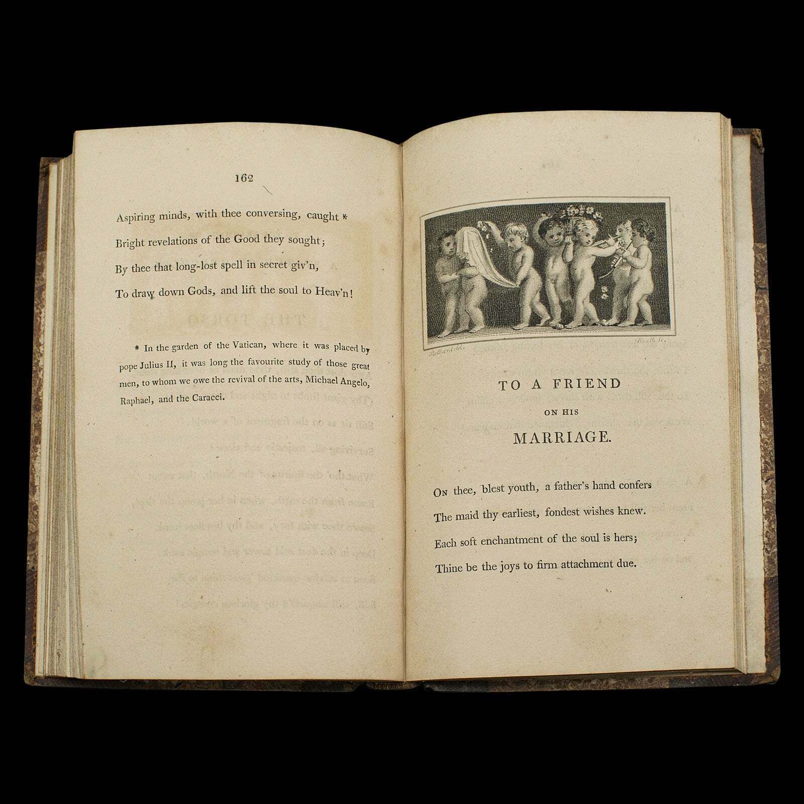 photo for sale Antique Poetry Book, Pleasures Of Memory, Samuel Rogers, English, Georgian, 1803