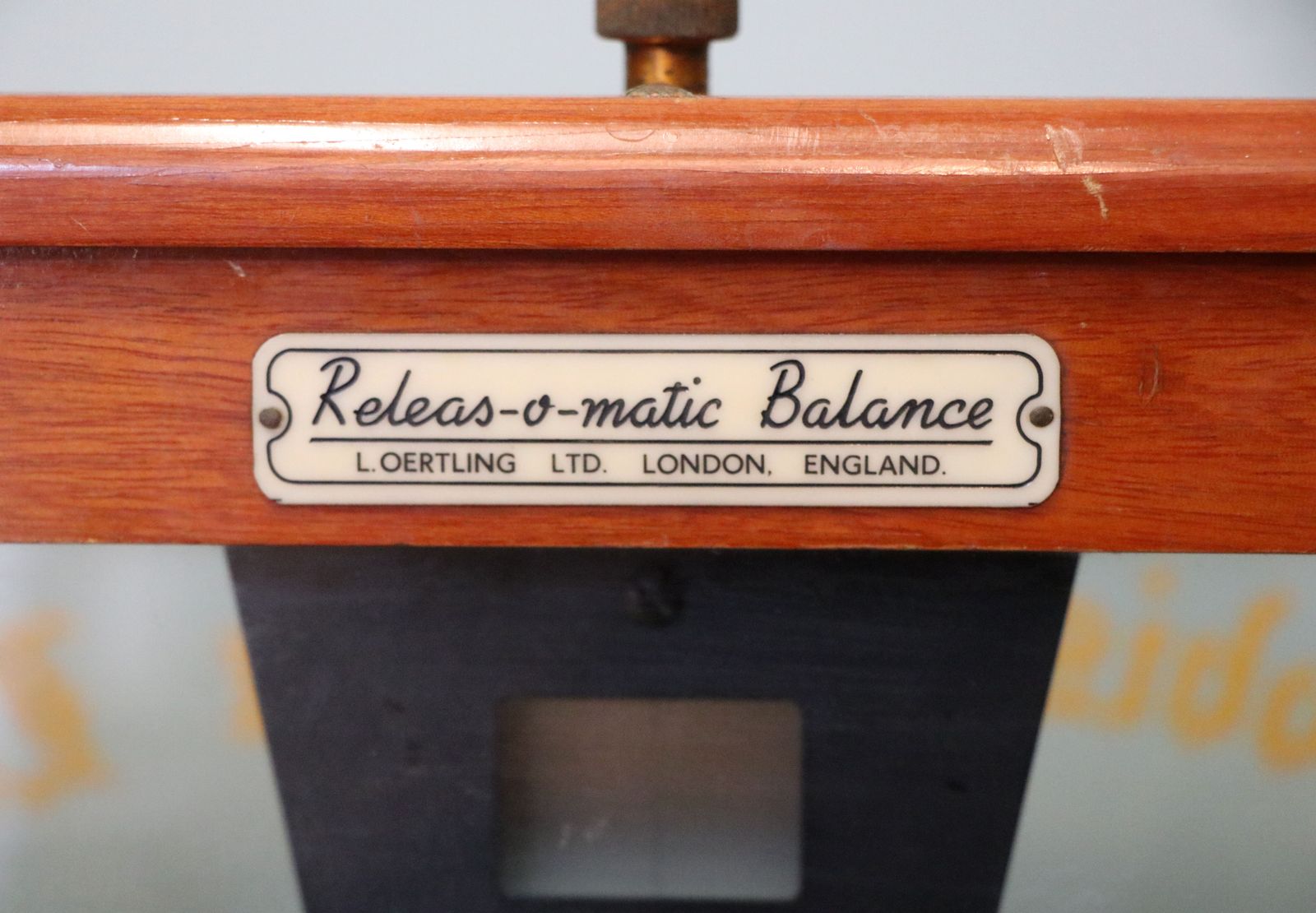 A Set Of Chemist’s Precision Beam Scales, Later Sign Written For The Worshipful Company Of Scientific Instrument Makers. photo vintage