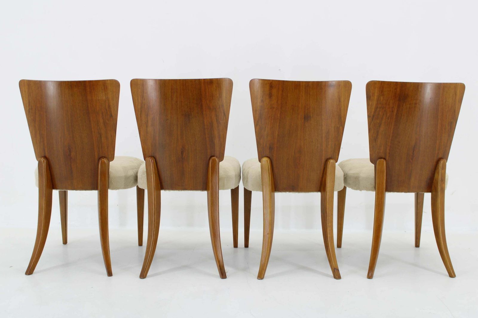 1950s Jindrich Halabala Dining Chairs H 214 For Up Závody, Set Of 4 photo buy