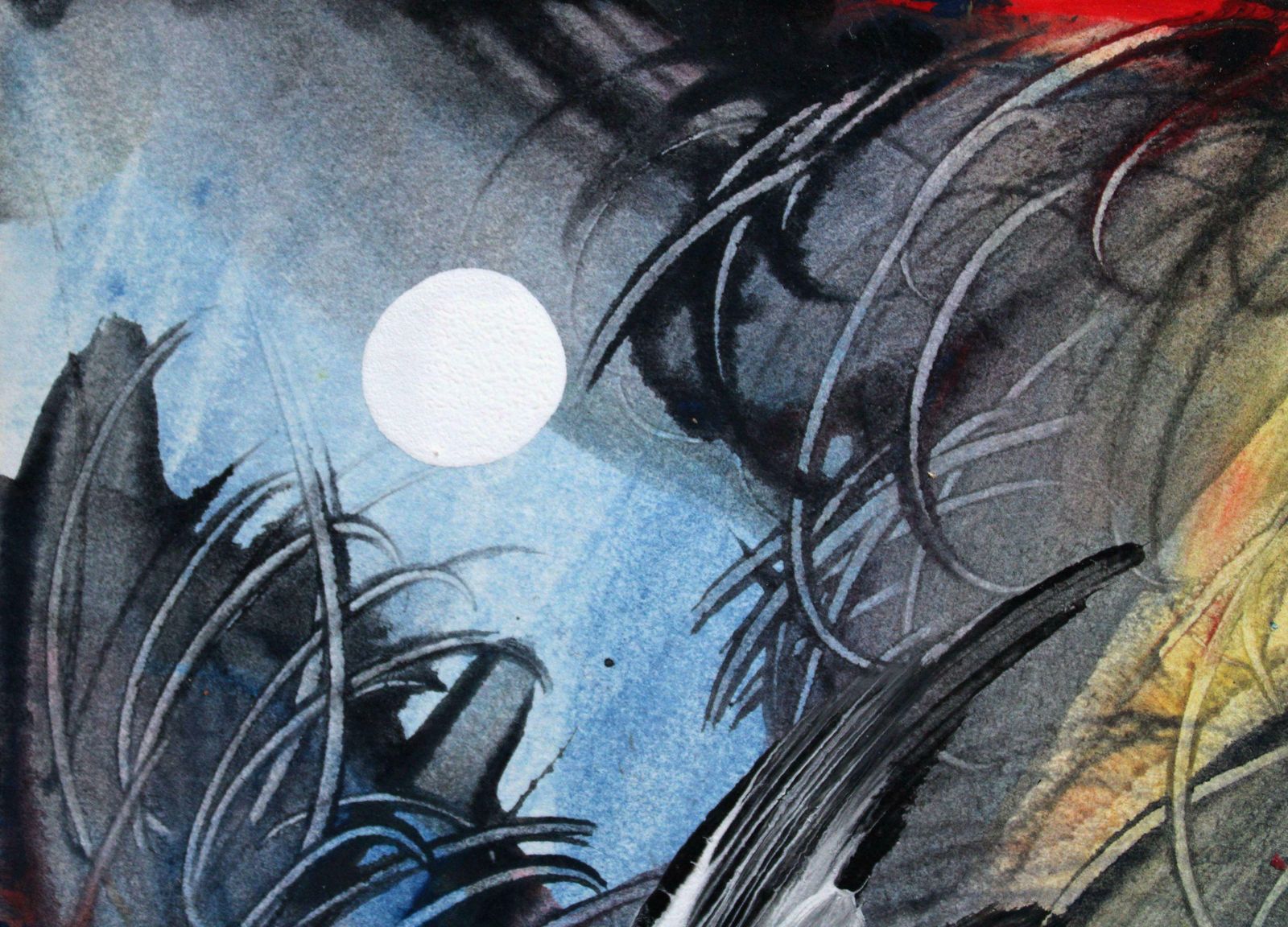 Ivars Zaikins Moonlight Birds II. 2003. Cardboard, Author's Technique, 17. 6 X 12. 7 Cm 2003