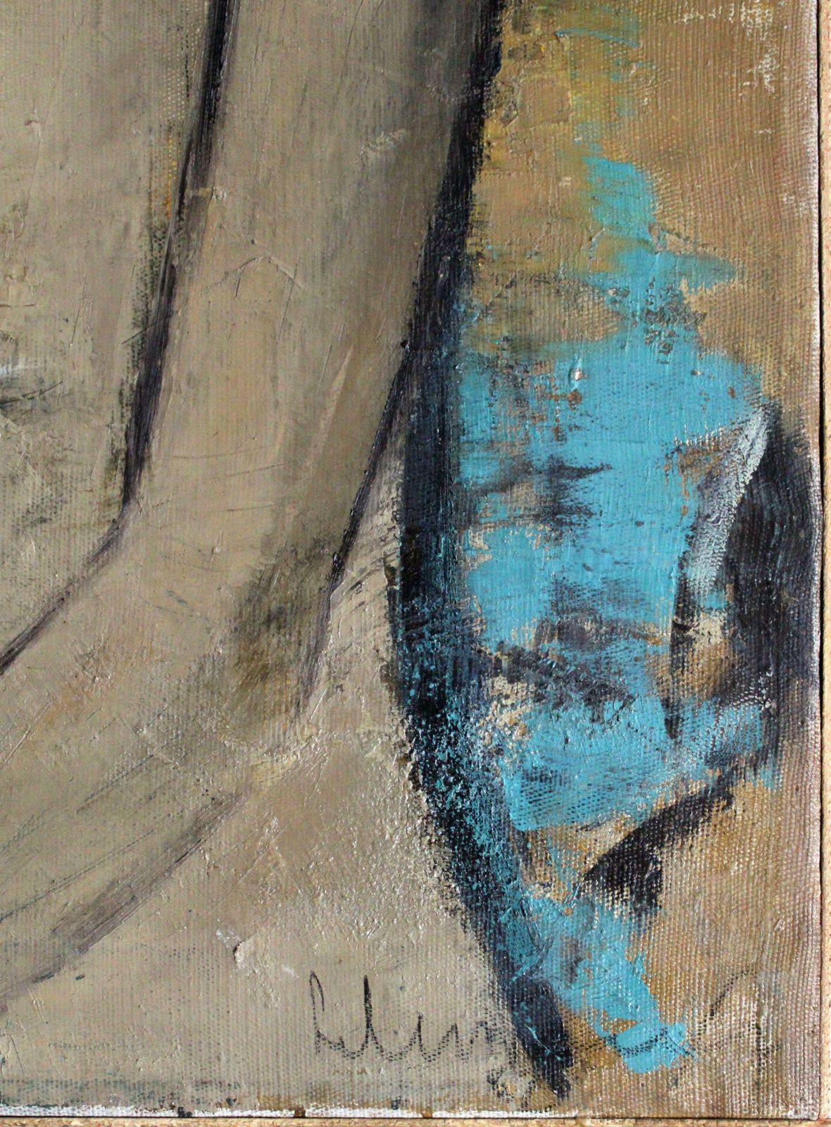 Laimdots Murnieks A Woman. 1962. Oil On Canvas photo for sale