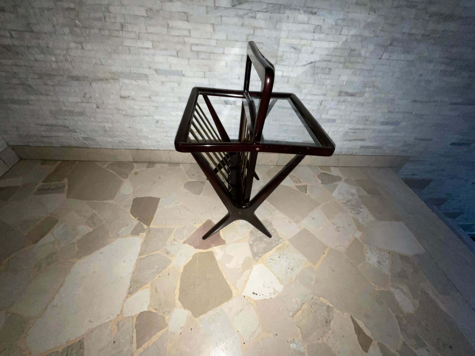 photo furniture Ico Parisi   Coffee Table Magazine Rack   1950s
