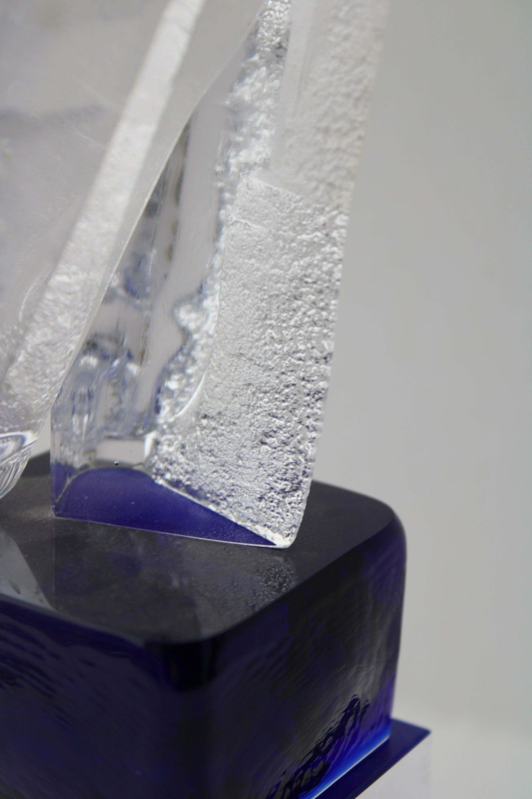 Emane Inita Blue. Glass, 34, 5x15x8 Cm photo for sale
