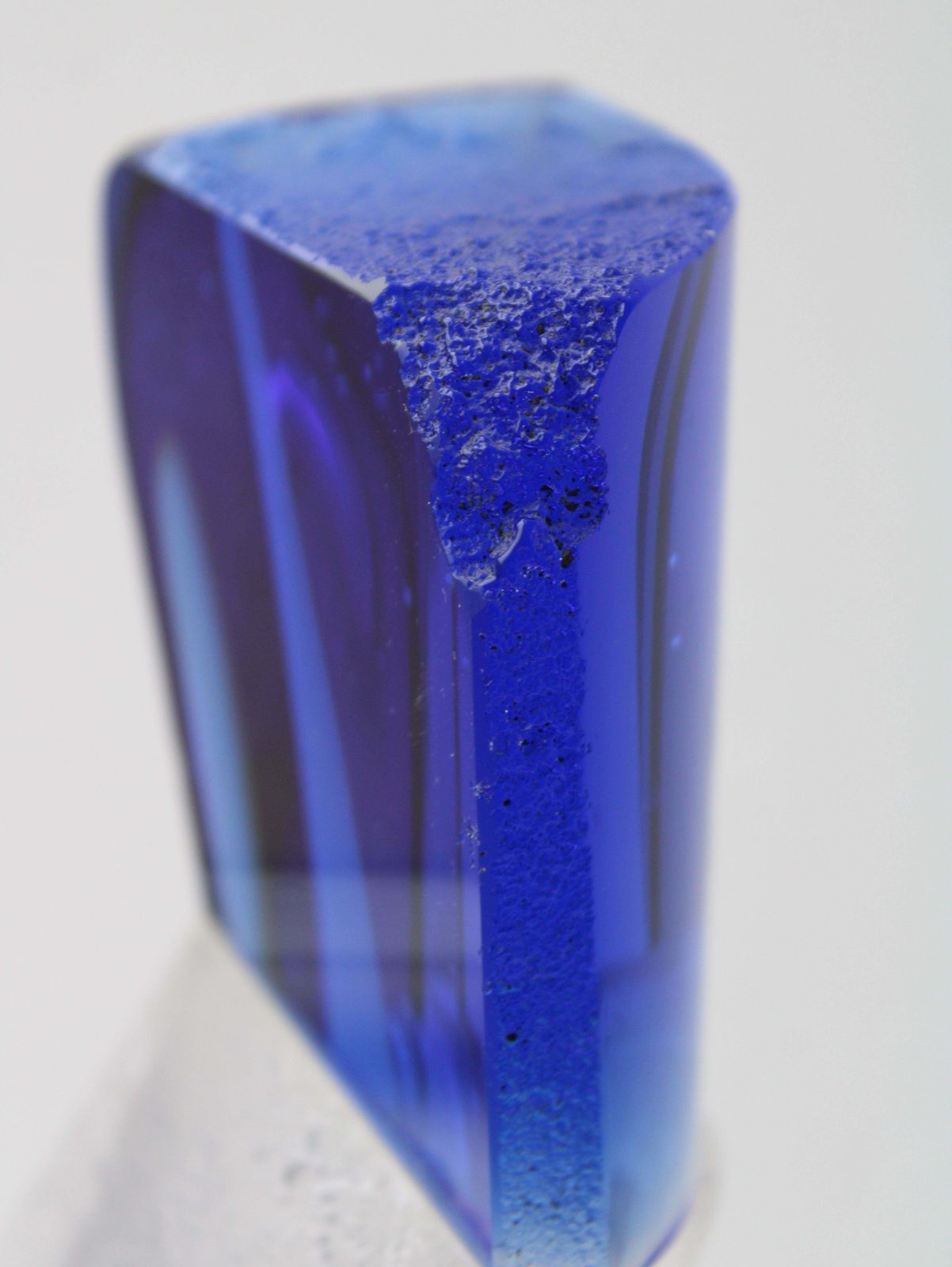Emane Inita Blue. Glass, 34, 5x15x8 Cm photo Art