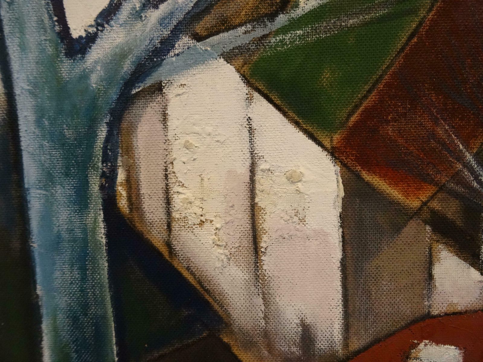 Laimdots Murnieks Roofs. 1991, Oil On Cardboard 91x85 Cm 1991 photo 8405.0