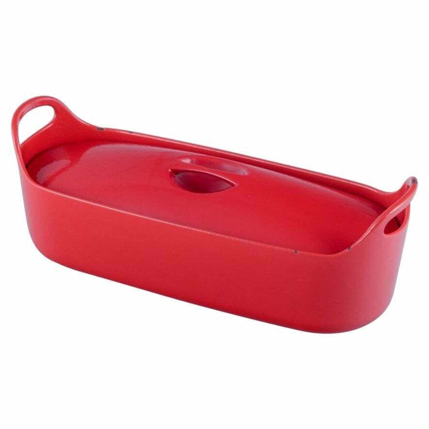 Timo Sarpaneva For Rosenlew, Finland. Rare Fish Terrine In Cast Iron.