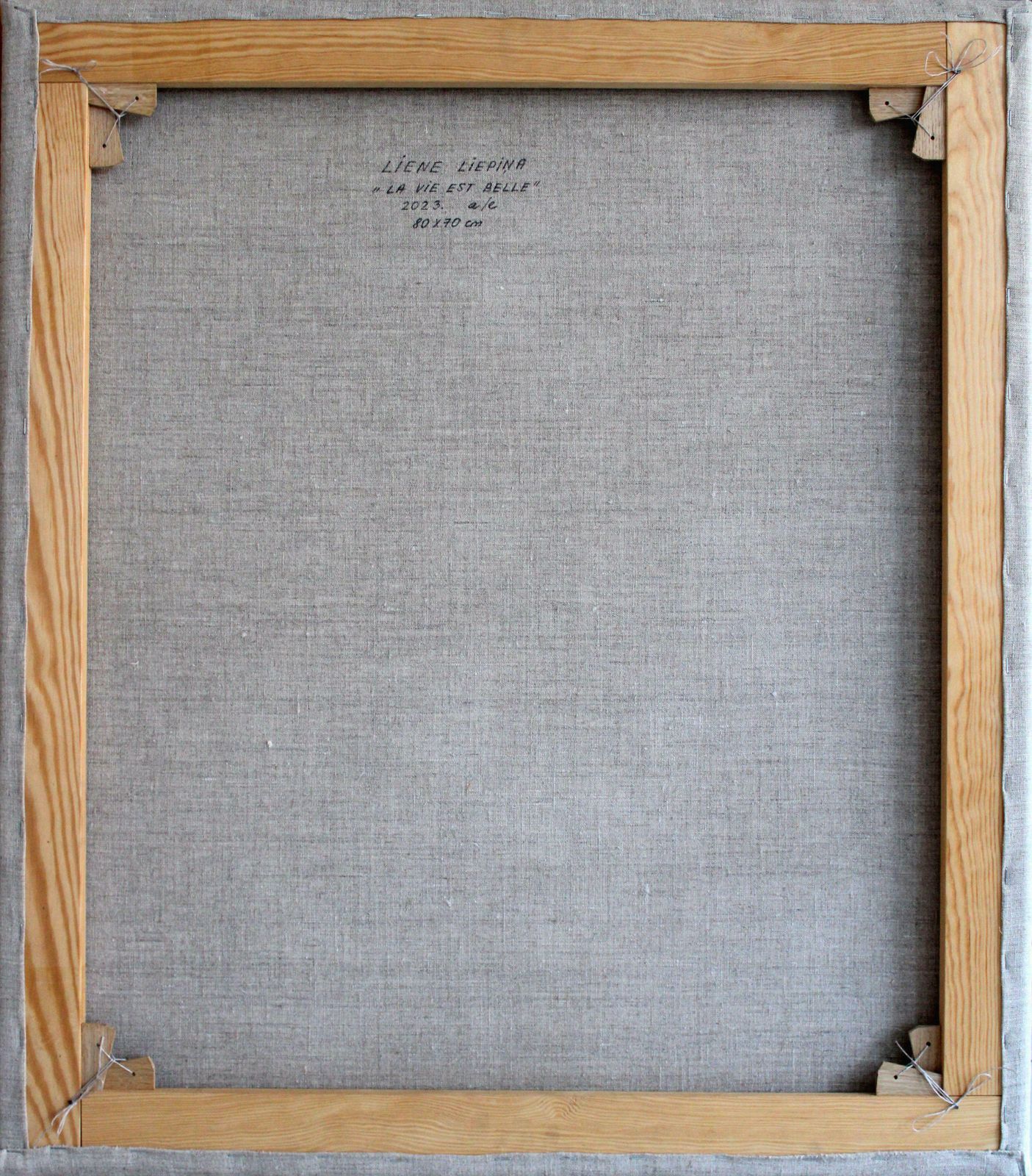 Liene Liepina La Vie Est Belle. 2023, Oil On Canvas, 2023 photo furniture