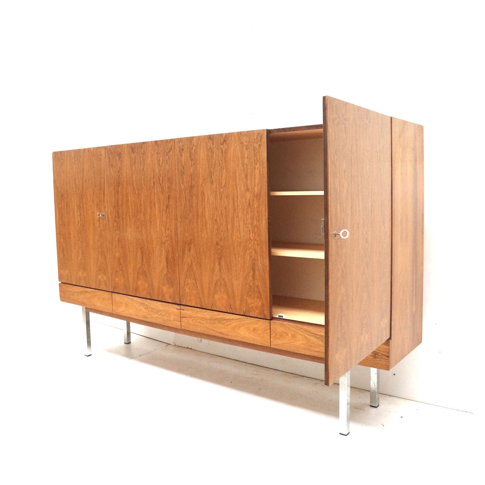 Rare Vintage Rosewood Sideboard By Leo Bub For Wertmöbel photo 4030.0