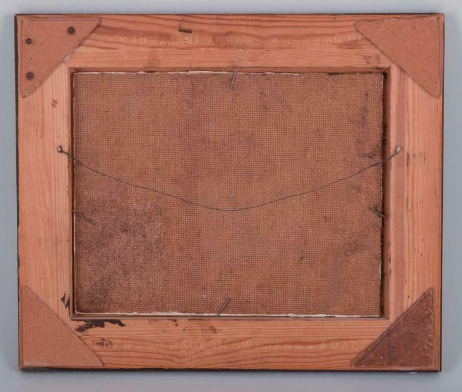 Michael Qvarsebo, Listed Swedish Artist. Oil On Board. Abstract Composition photo 565.0