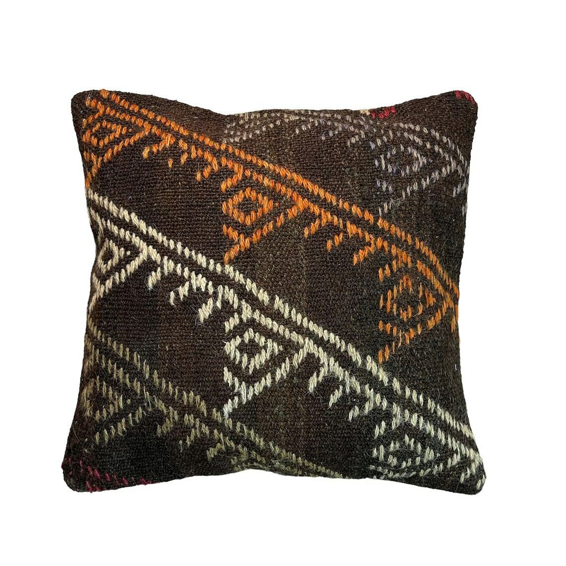 Etnische Kilim Kussen, 45x45 Cm Kussenhoes, Bohemian Kilim Kussen, Handgeweven Kilim Kussen, Sierkussen Voor Bank, Meditatie Kilim Hoes