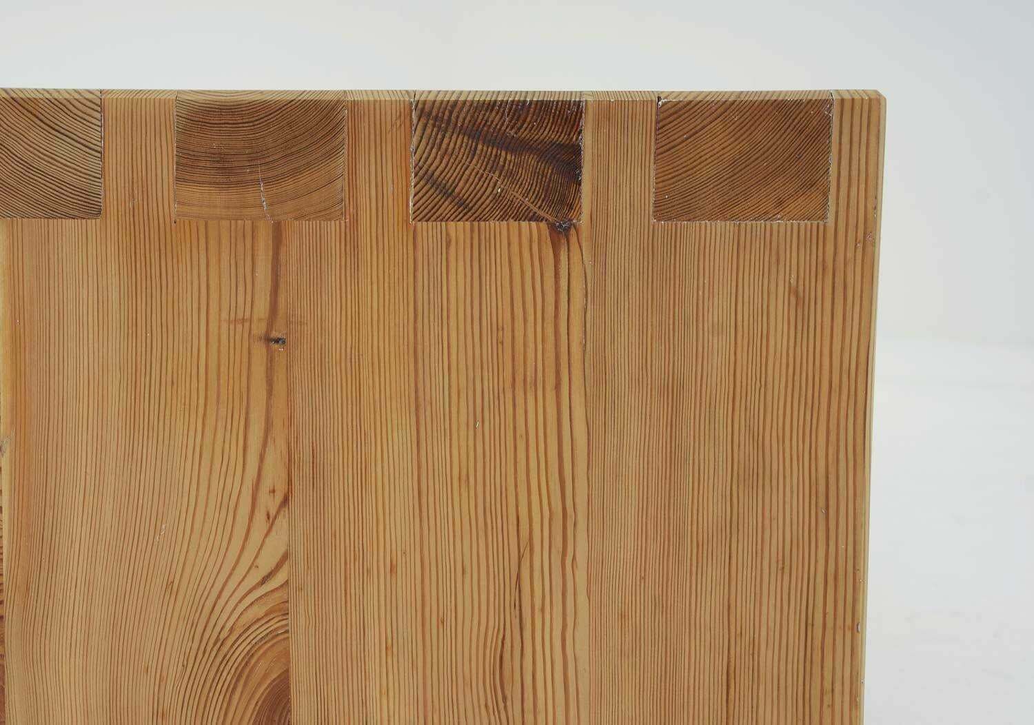Swedish Bench In Pine By Roland Wilhelmsson, Signed By Designer photo vinterior