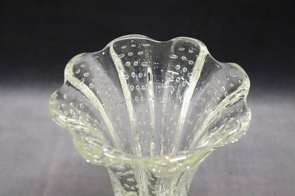 Murano Glass Vase Attributed To Ercole Barovier For Seguso, 1950s photo furniture
