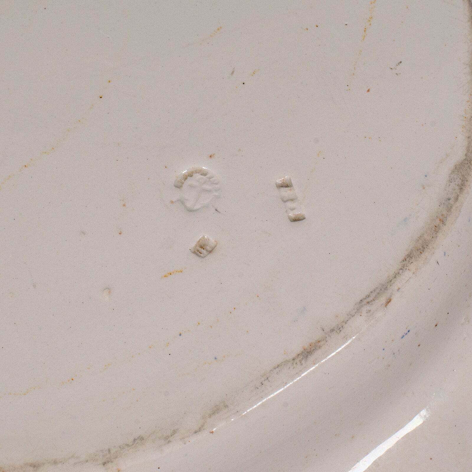photo for sale Antique Willow Pattern Serving Plate, English, Ceramic, Meat Dish, Victorian