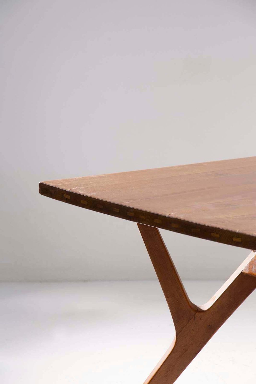 Carlo Mollino Rare Italian Dining Table, Early Patina photo furniture