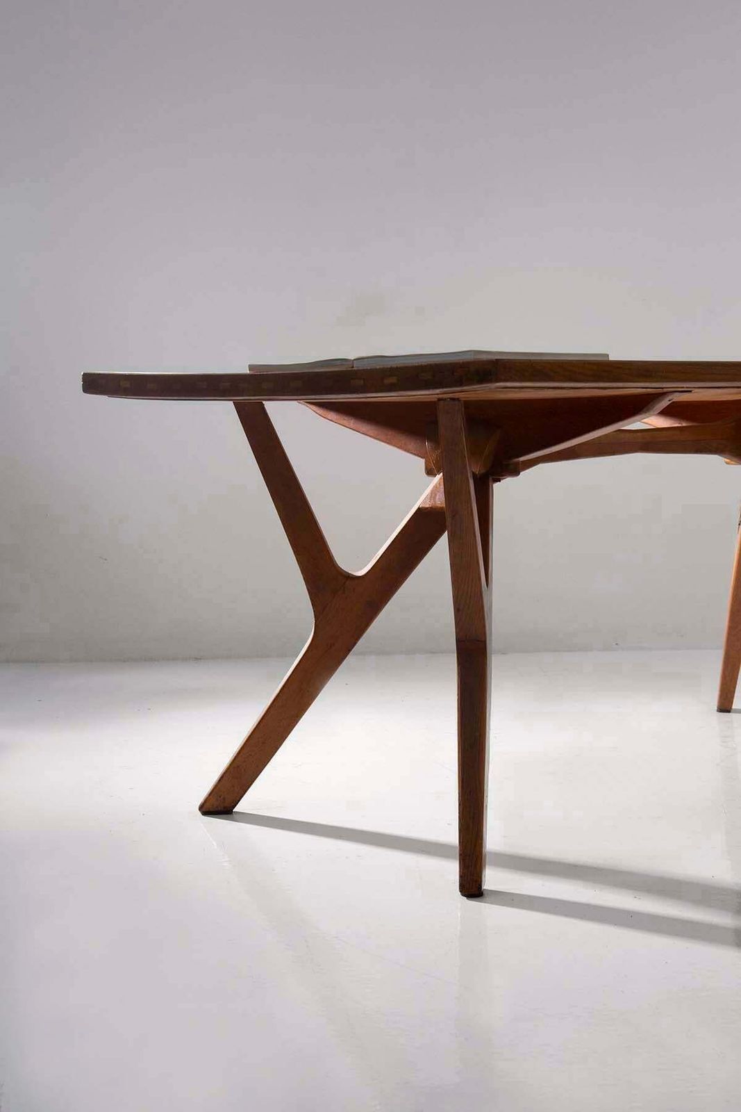 Carlo Mollino Rare Italian Dining Table, Early Patina photo Furniture