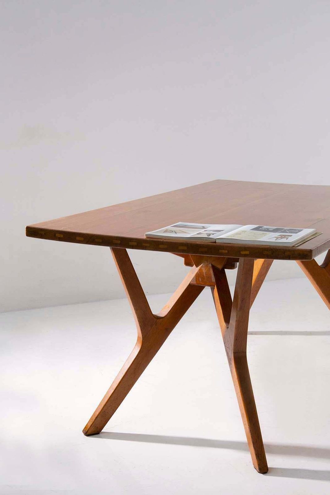 Carlo Mollino Rare Italian Dining Table, Early Patina photo buy