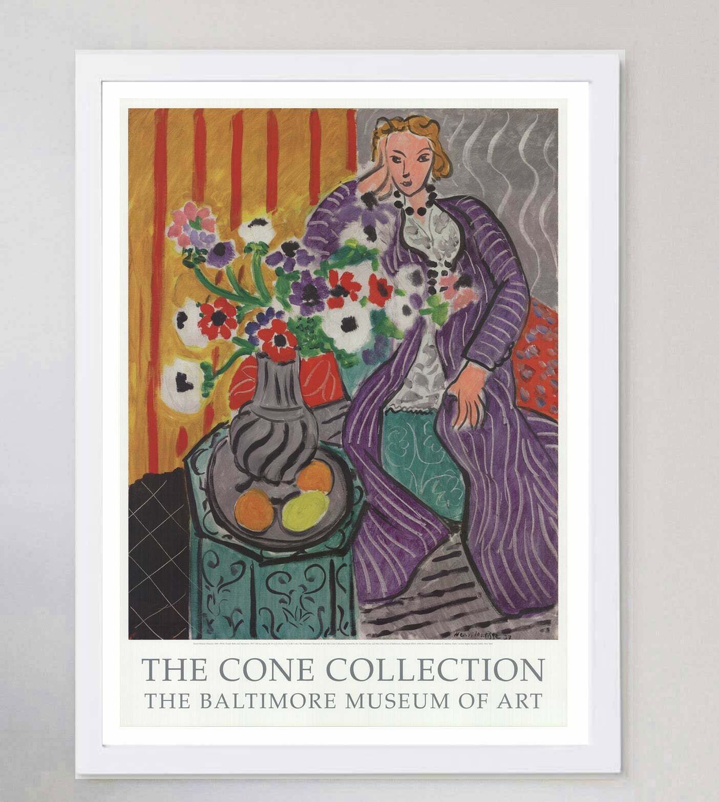 Original Vintage Poster Henri Matisse   Baltimore Museum Of Art photo for sale