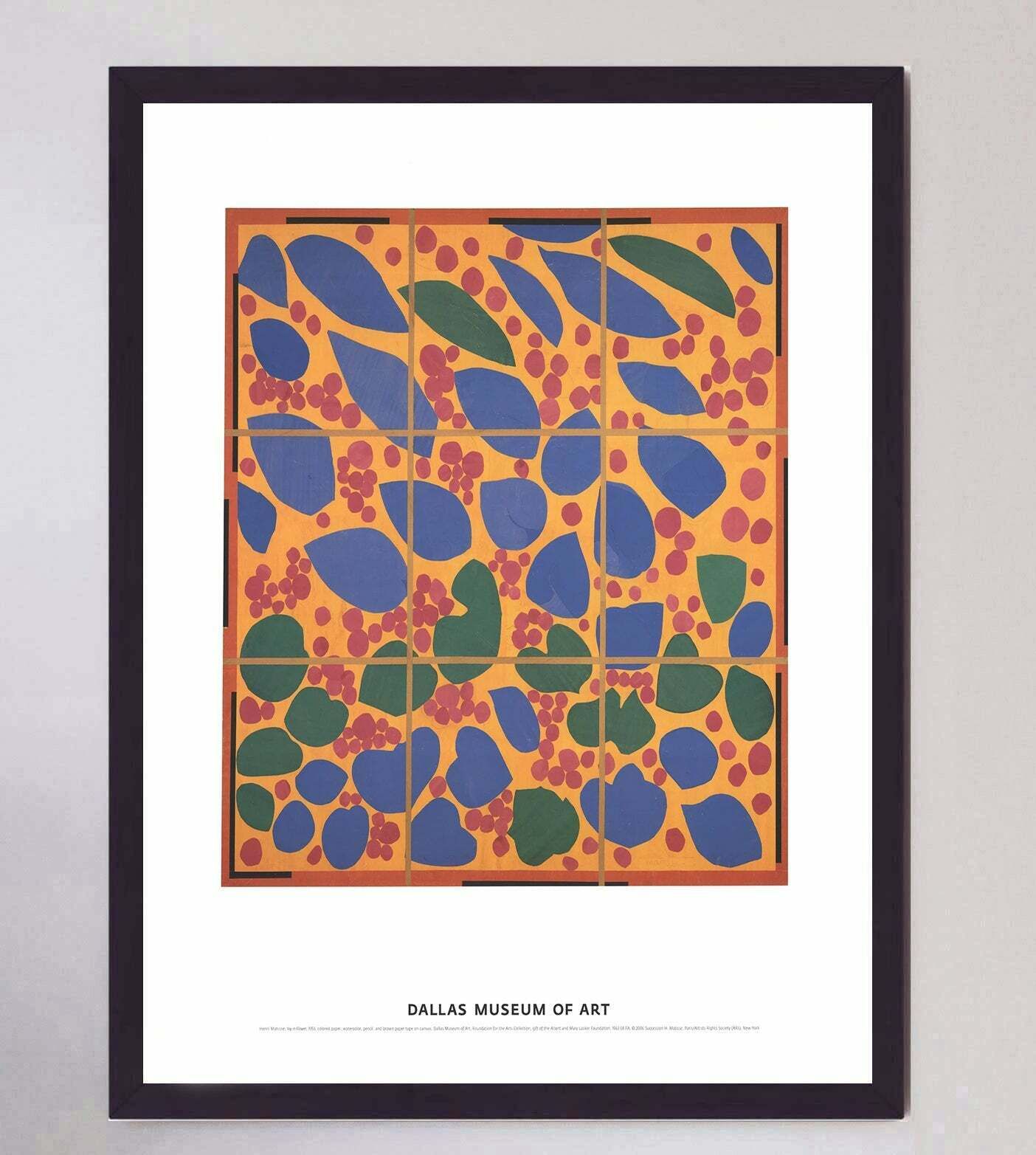 Original Vintage Poster Henri Matisse   Dallas Museum Of Art photo furniture
