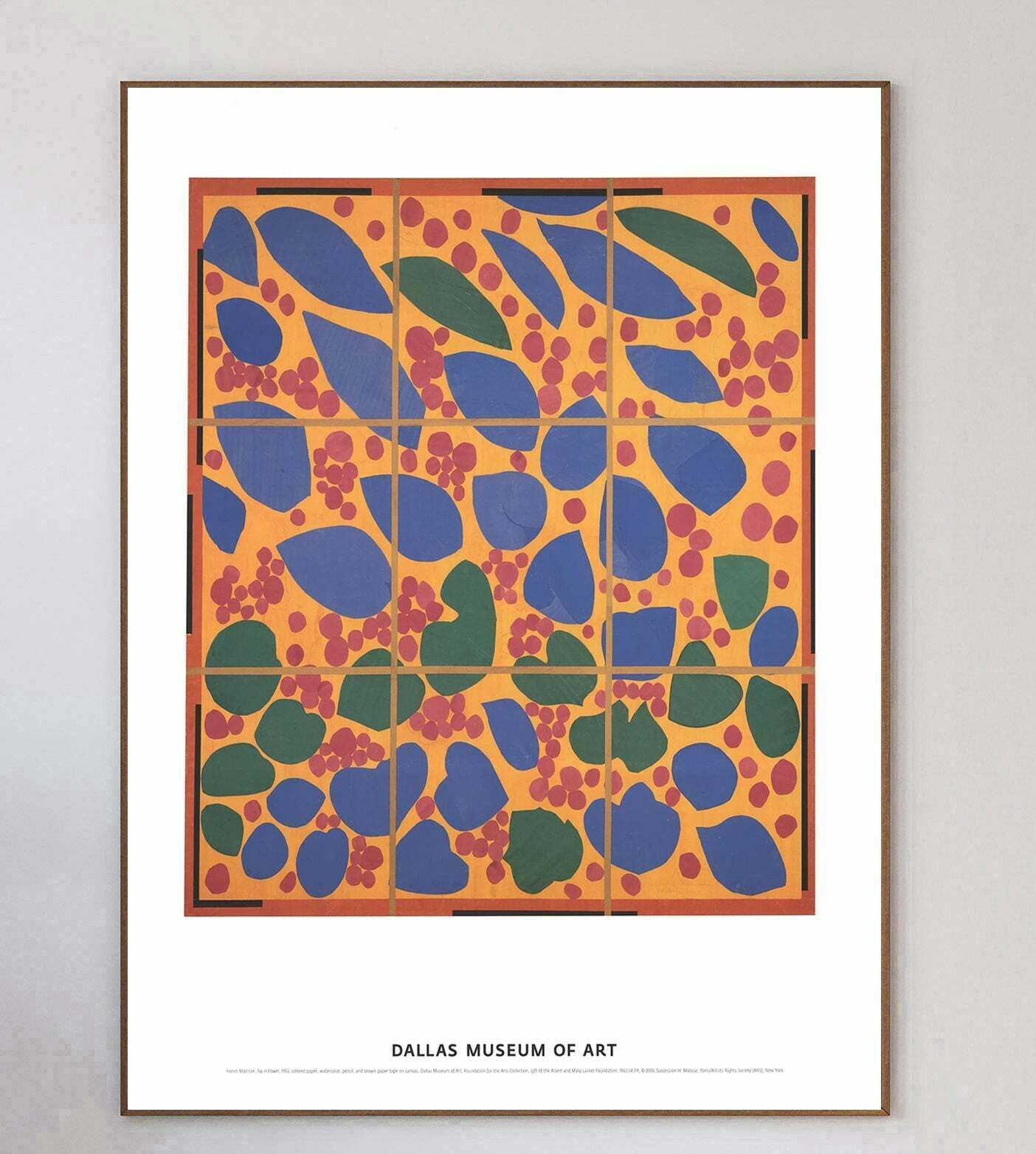 Original Vintage Poster Henri Matisse   Dallas Museum Of Art photo 489.0
