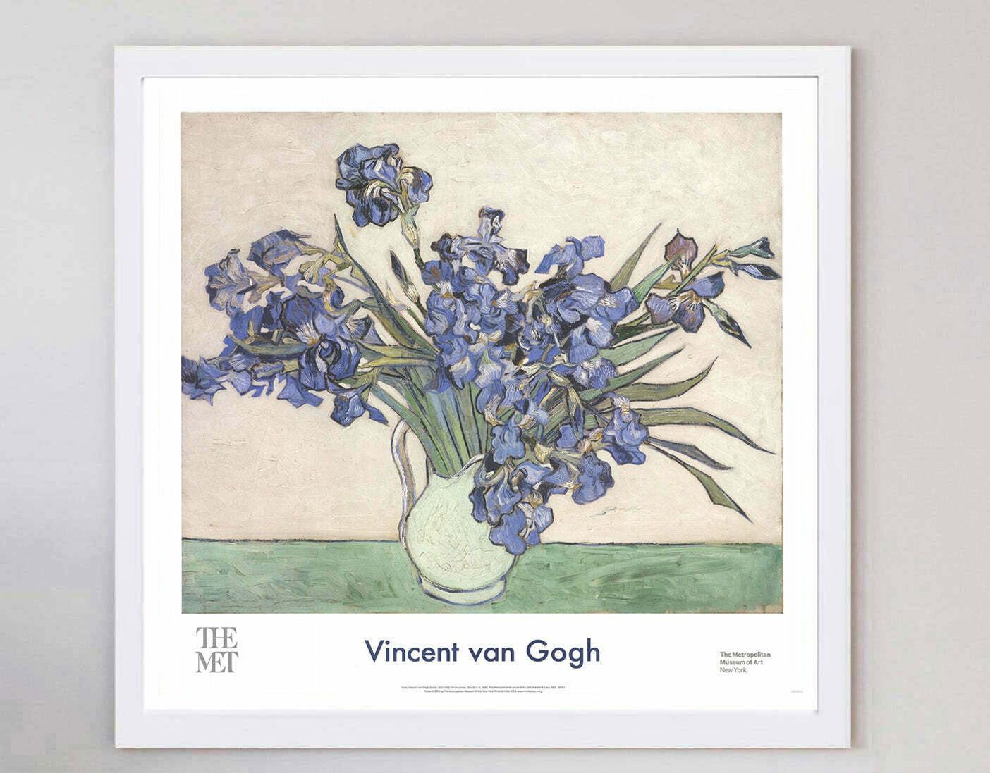 Original Vintage Poster Vincent Van Gogh   The Met photo for sale