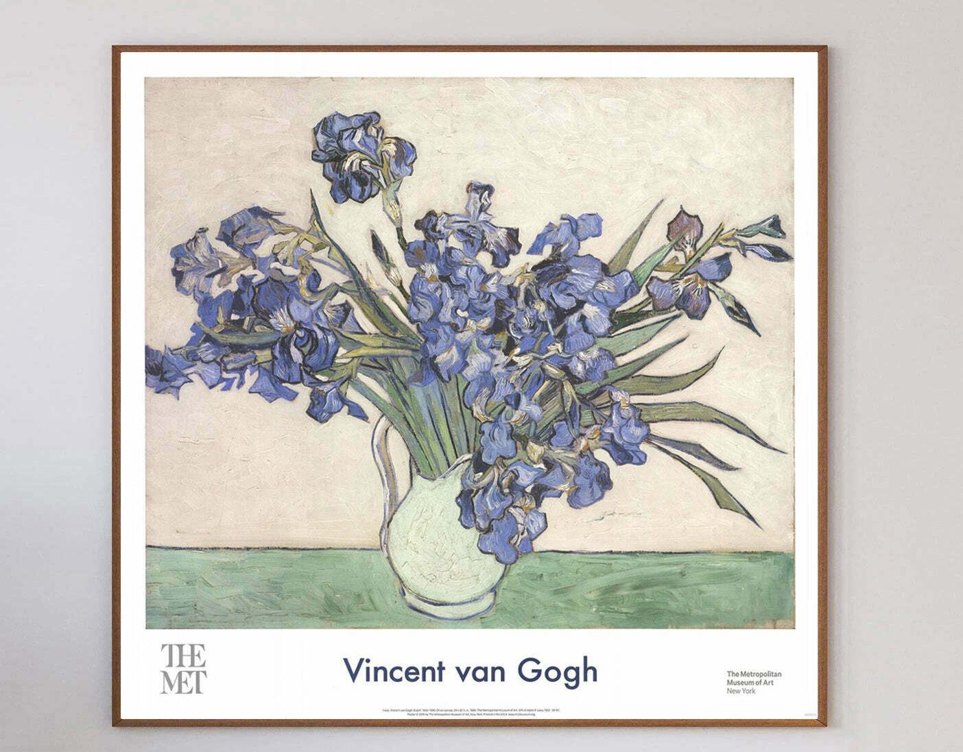 Original Vintage Poster Vincent Van Gogh   The Met photo 465.0