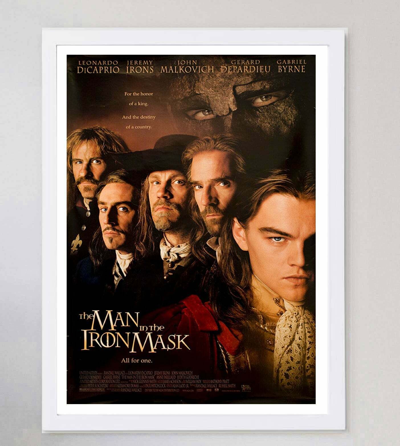 Original Vintage Poster The Man With The Iron Mask photo for sale
