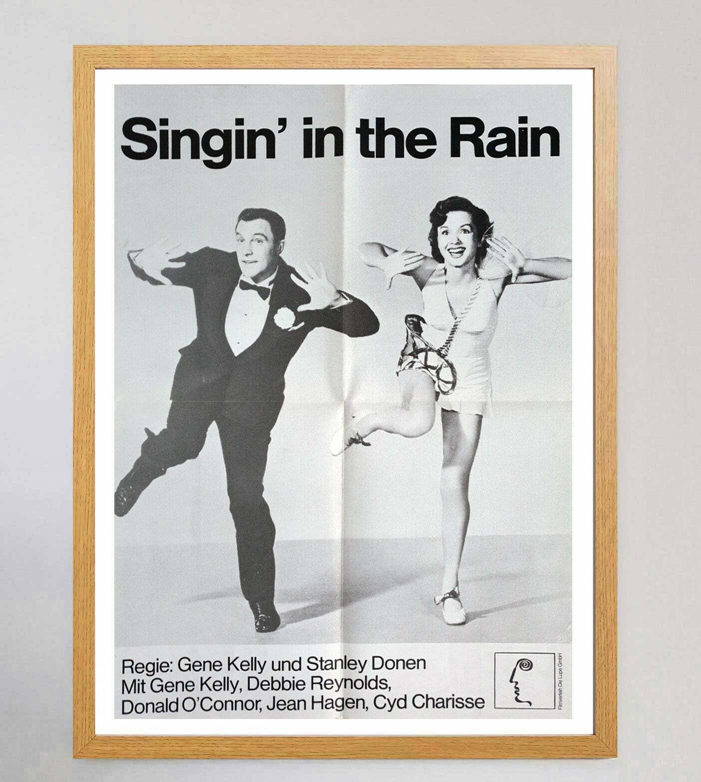 Original Vintage Poster Singin' In The Rain (German) photo Art