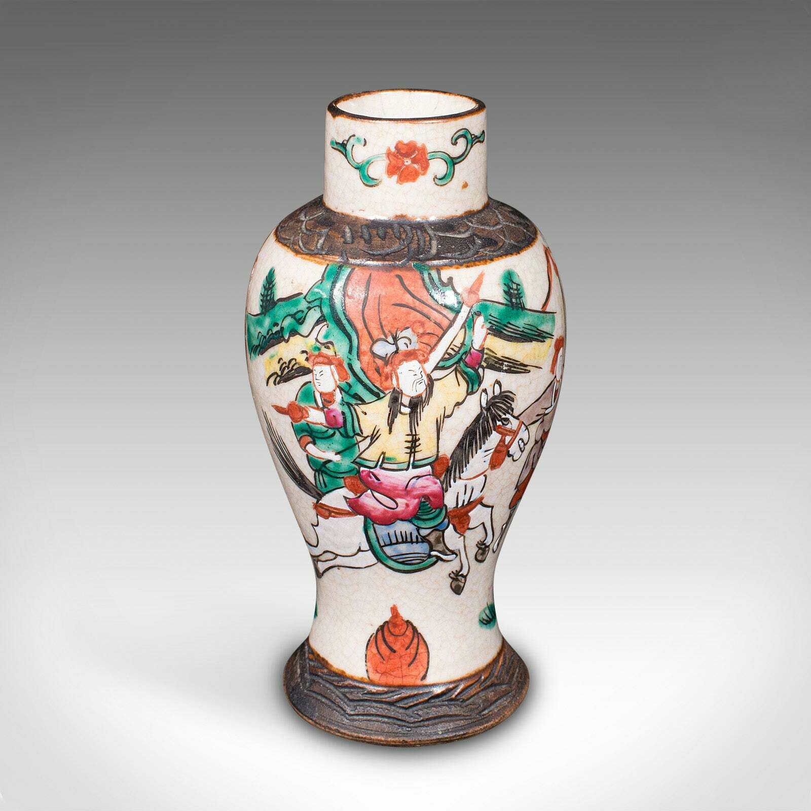 Small Antique Posy Vase, Japanese, Ceramic, Flower Urn, Meiji, Victorian, C.1900 photo furniture