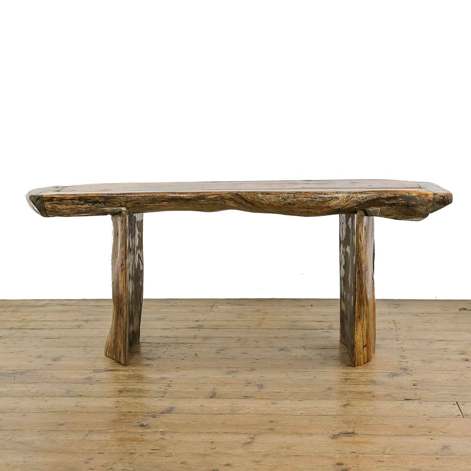 Rustic Live Edge Coffee Table | Living Room | Centre Table | Coffee Table | Reclaimed Furniture (M 5088) photo Furniture