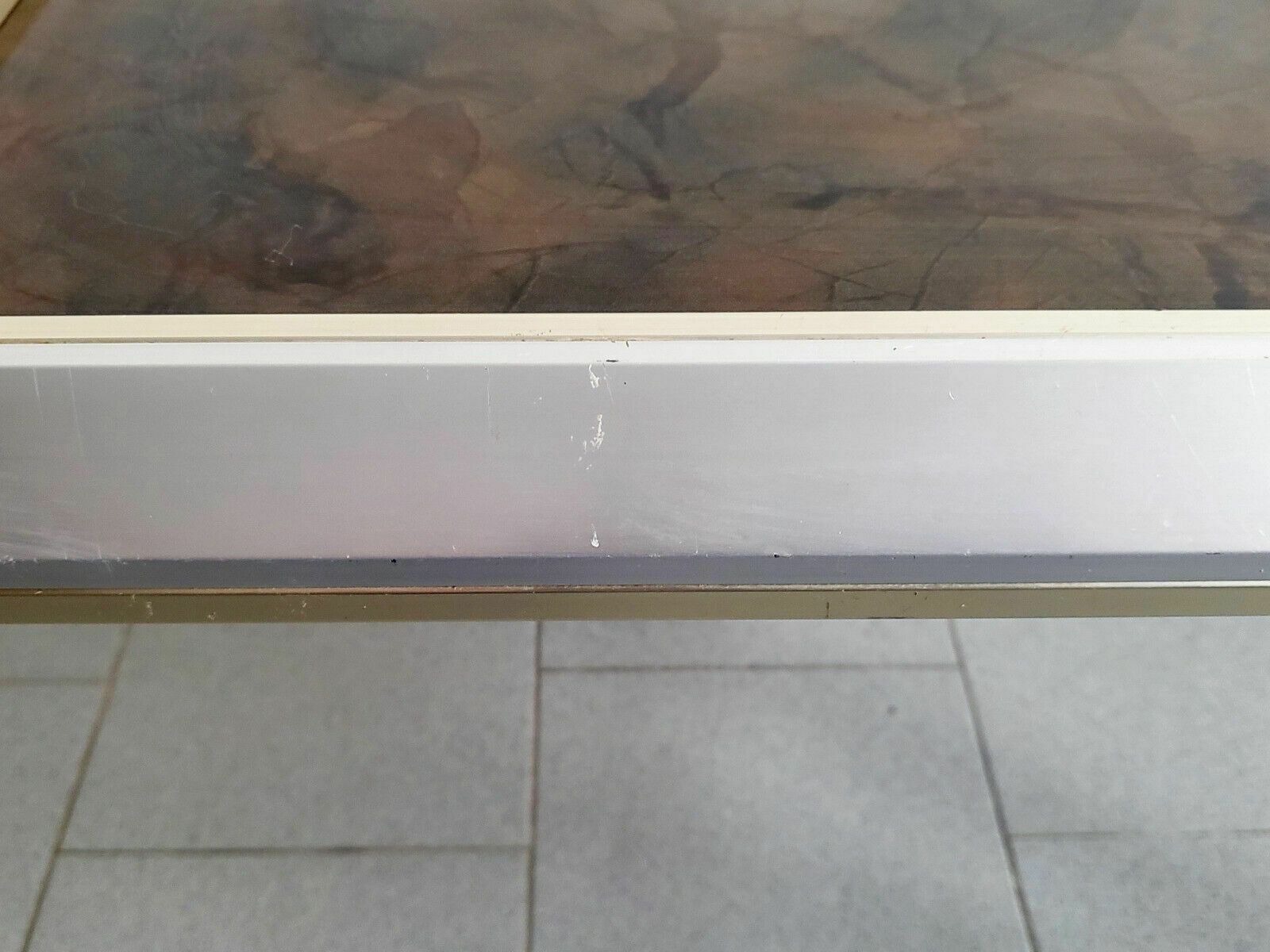 Low Table Table Vintage Court Court 60s In Aluminium   Formica 60s 1960s photo 452.0