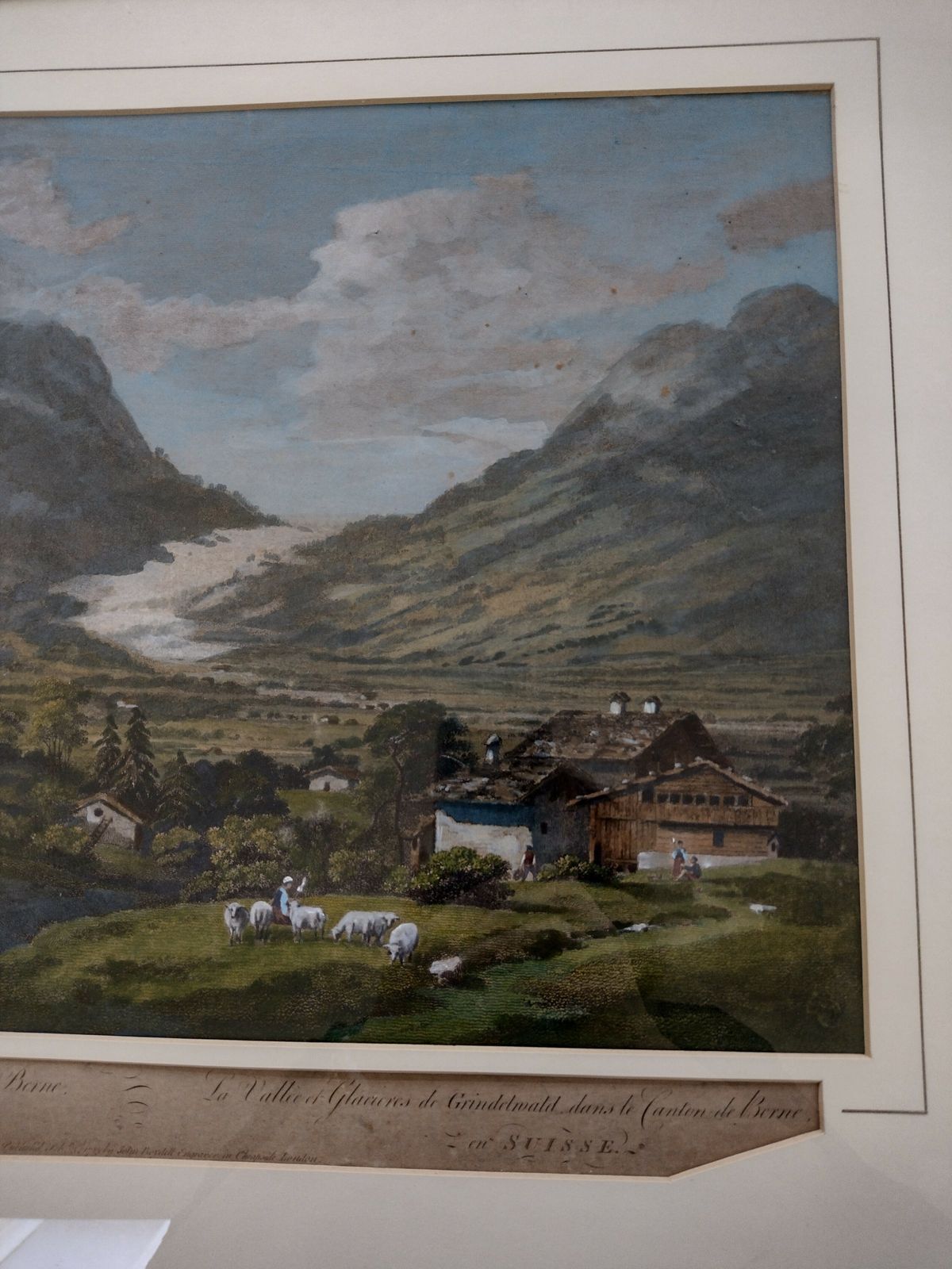 John Boydell (1719 1804) ”The Valley And Glaciers Of Grindelwald In The Canton Of Berne” photo furniture