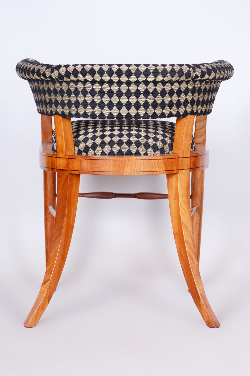 photo for sale Restored Biedermeier Armchair, Cherry Tree, Ebony, Austria Vienna, 1820s