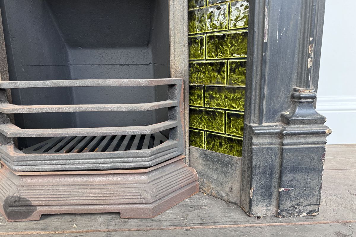 Antique Victorian Cast Iron Combination Fireplace photo 1150.0