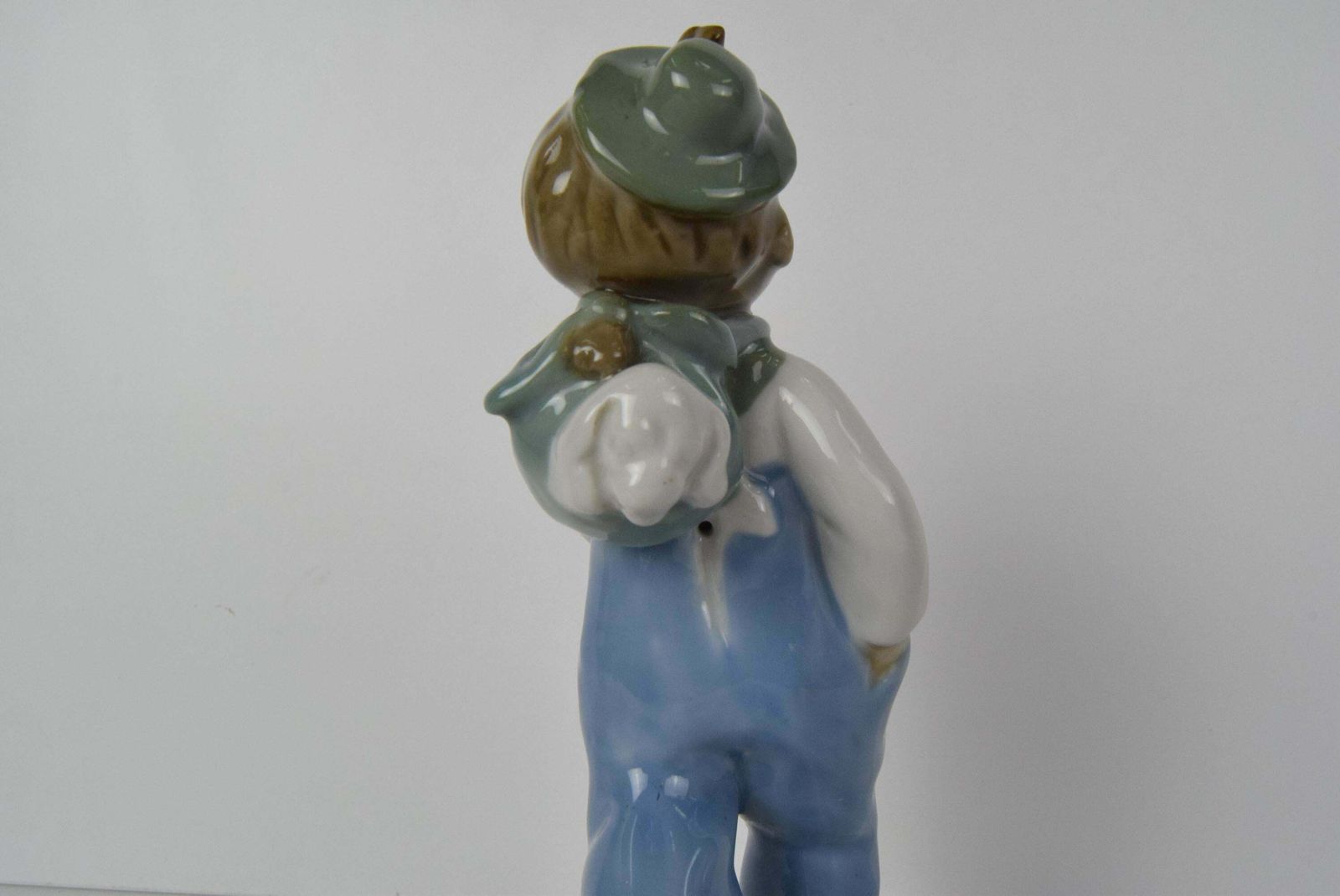 photo furniture Rare Beautiful Design Porcelain Boy Figurine By Ella Strobach König/ Royal Dux